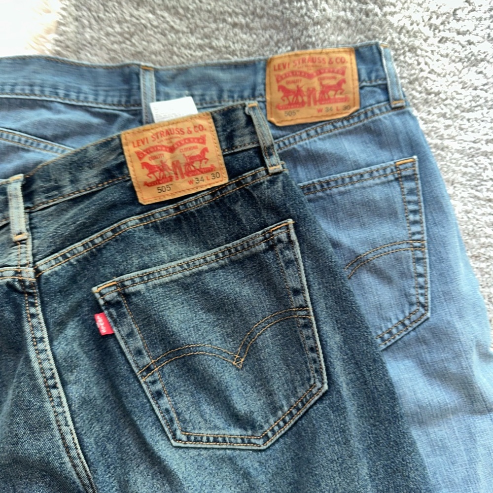 Levi's Blue Straight Jeans Classic Style